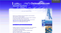 Desktop Screenshot of chrismasseur.com