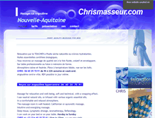 Tablet Screenshot of chrismasseur.com